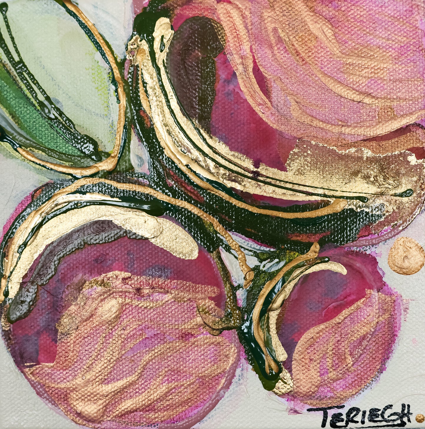 Petals - Original Painting - 6" x 6"
