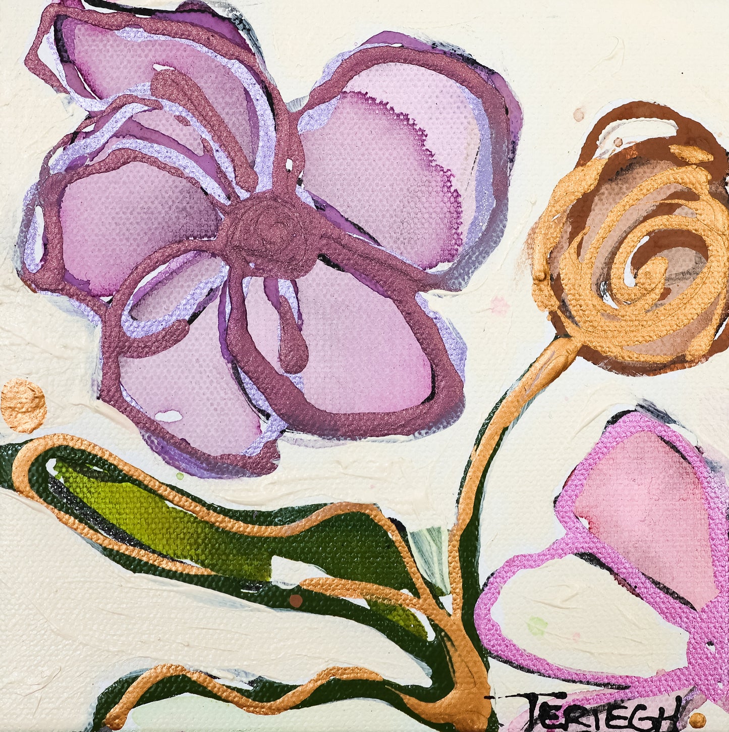 25S8 - Original Painting - 6" x 6"