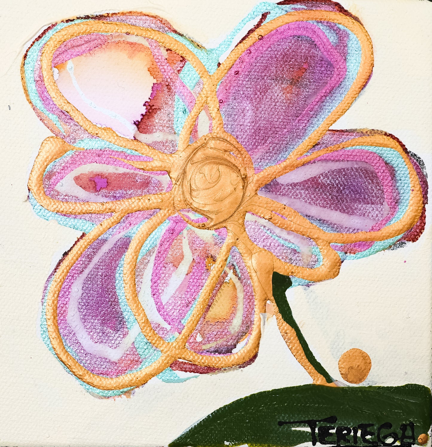 25S4 - Original Painting - 6" x 6"