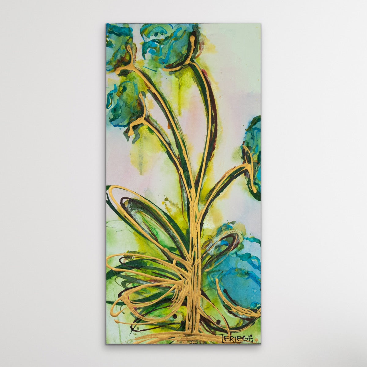 Sing Two - Original Painting - 24" x 12"