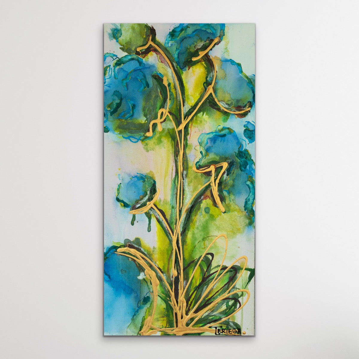 Sing Three - Original Painting - 24" x 12"
