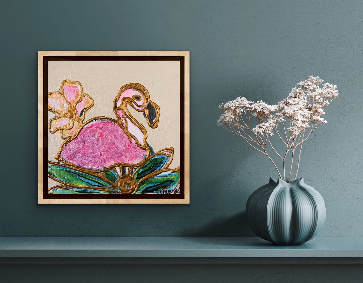 Flamdiva - Original Painting - 12" x 12"