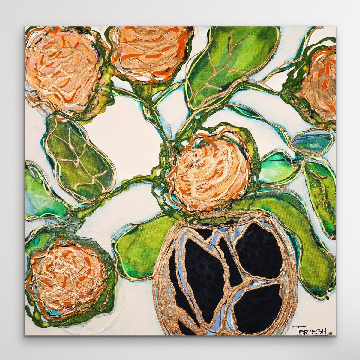 Joyful Flow - Original Painting - 24" x 24"