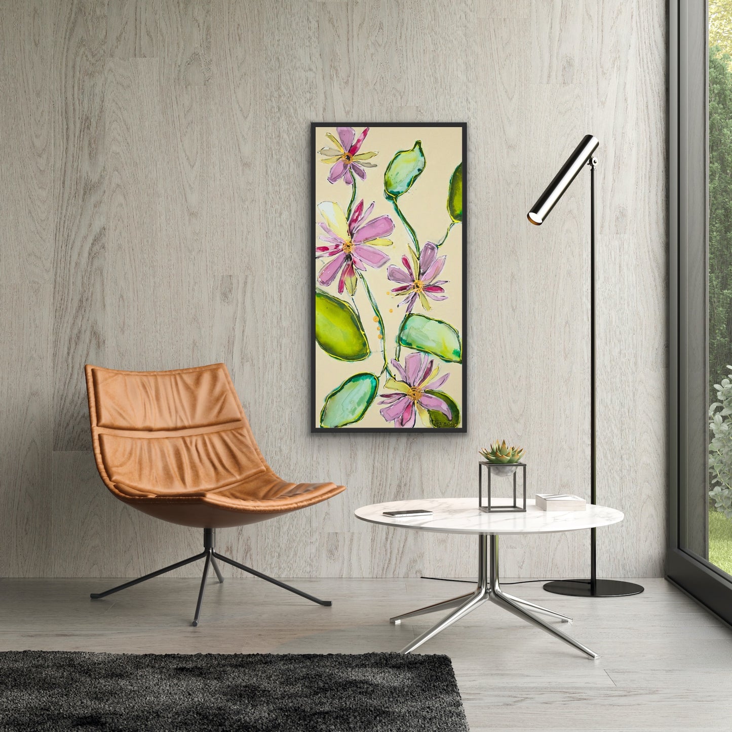 Misty Morning - Original Painting - 48" x 24"