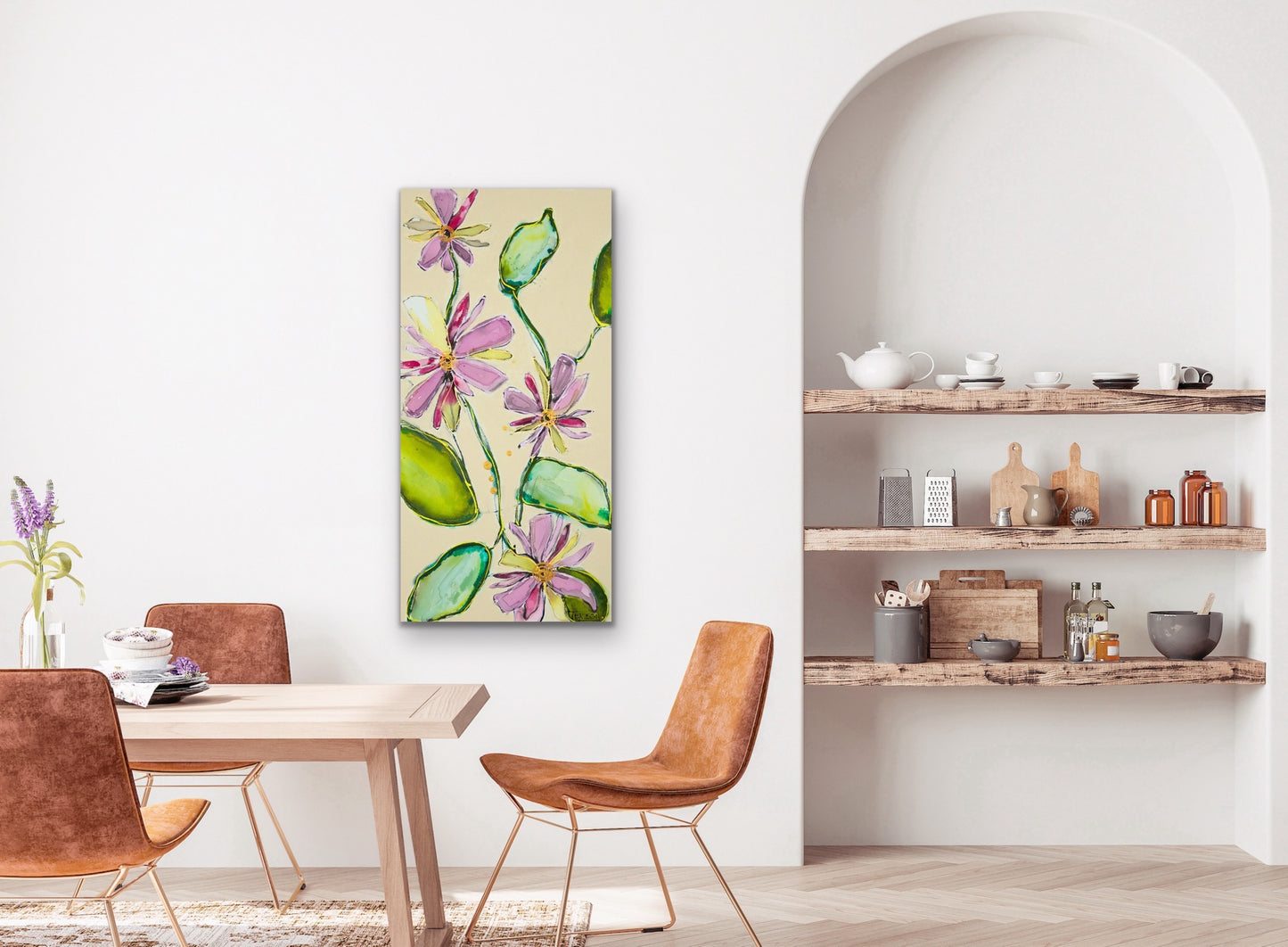 Misty Morning - Original Painting - 48" x 24"