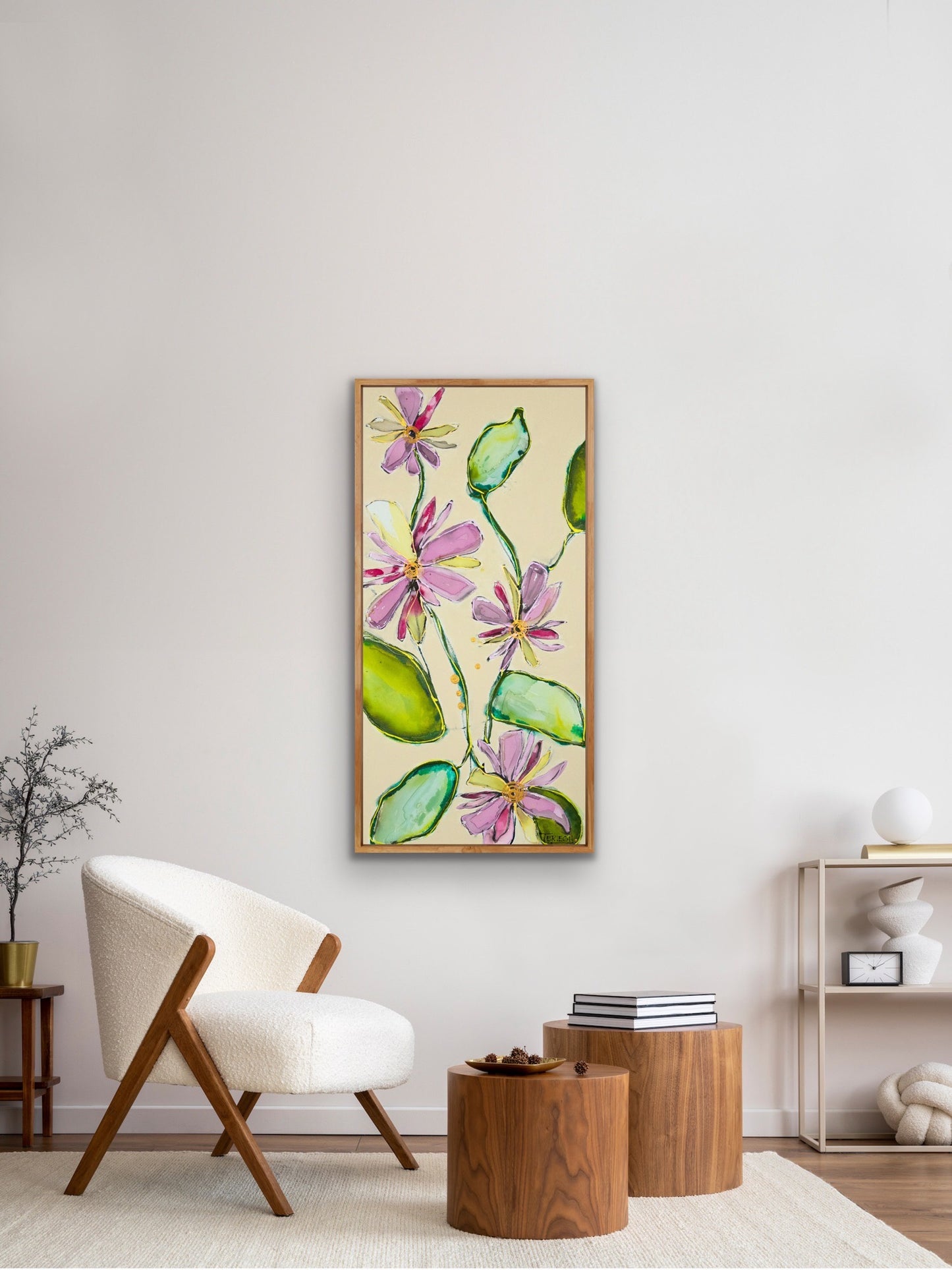 Misty Morning - Original Painting - 48" x 24"