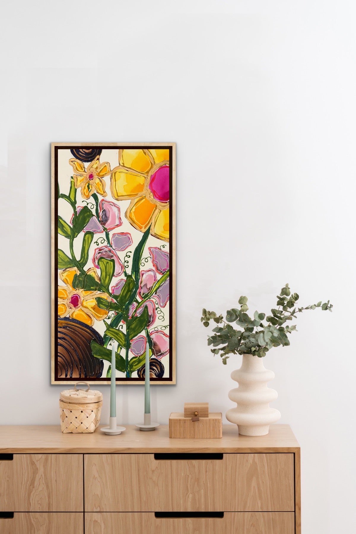 Wholehearted - Original Painting - 30" x 15"