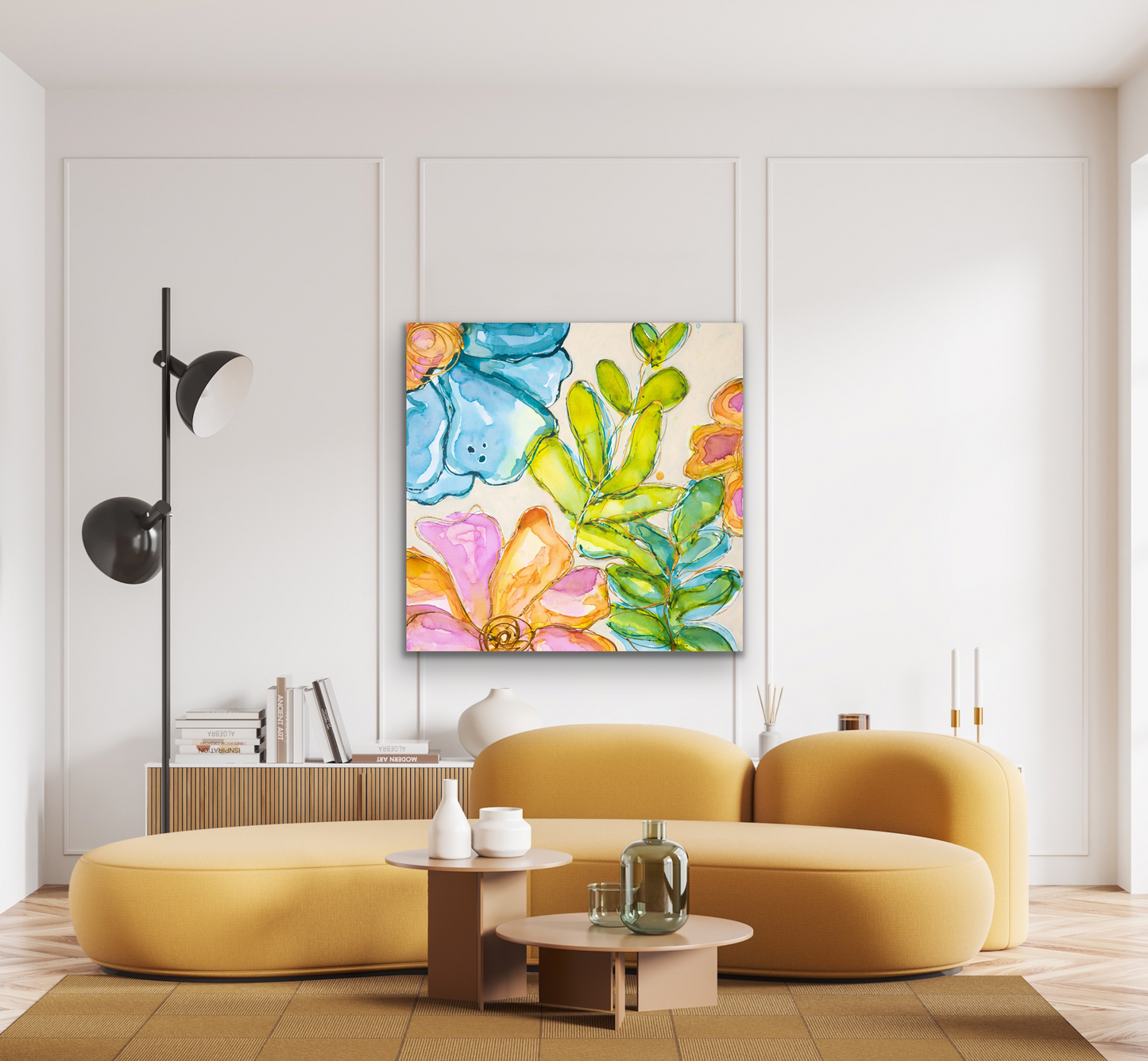 Beautiful Hour - Original Painting - 36" x 36"