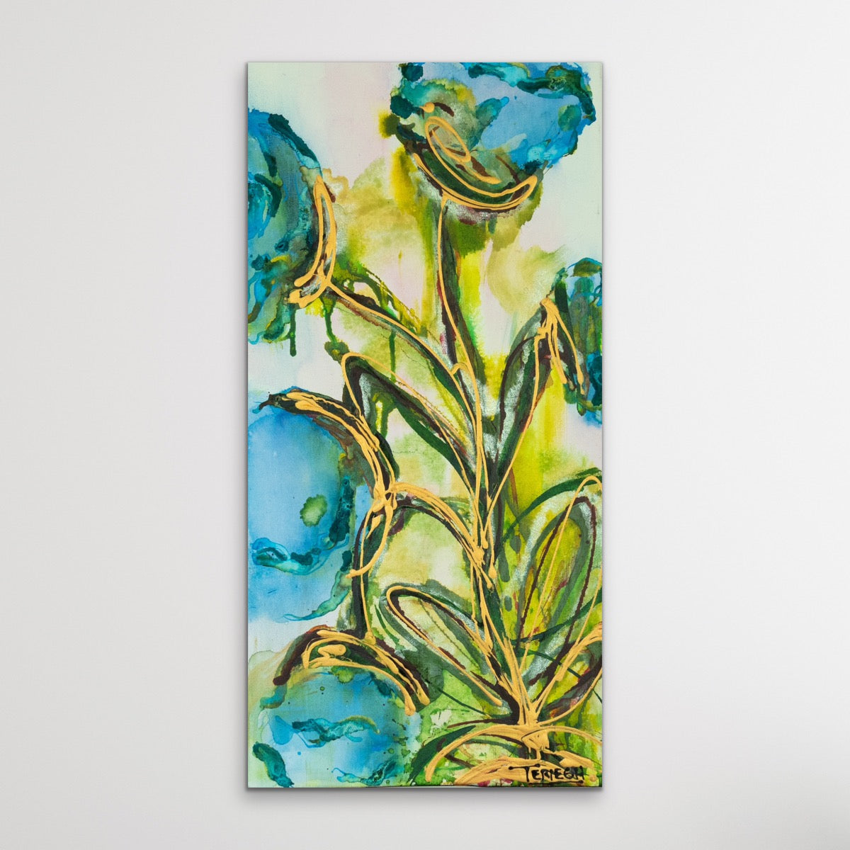 Sing One - Original Painting - 24" x 12"