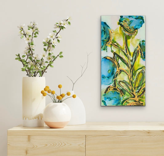 Sing One - Original Painting - 24" x 12"