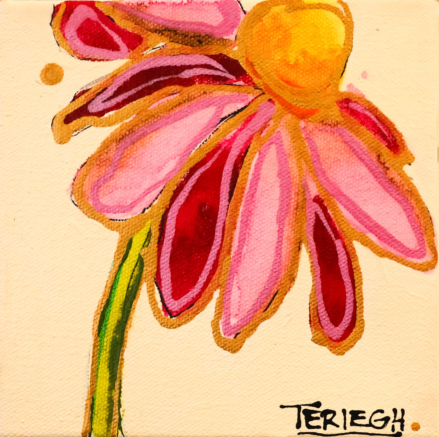 25F12 - Original Painting - 6" x 6"