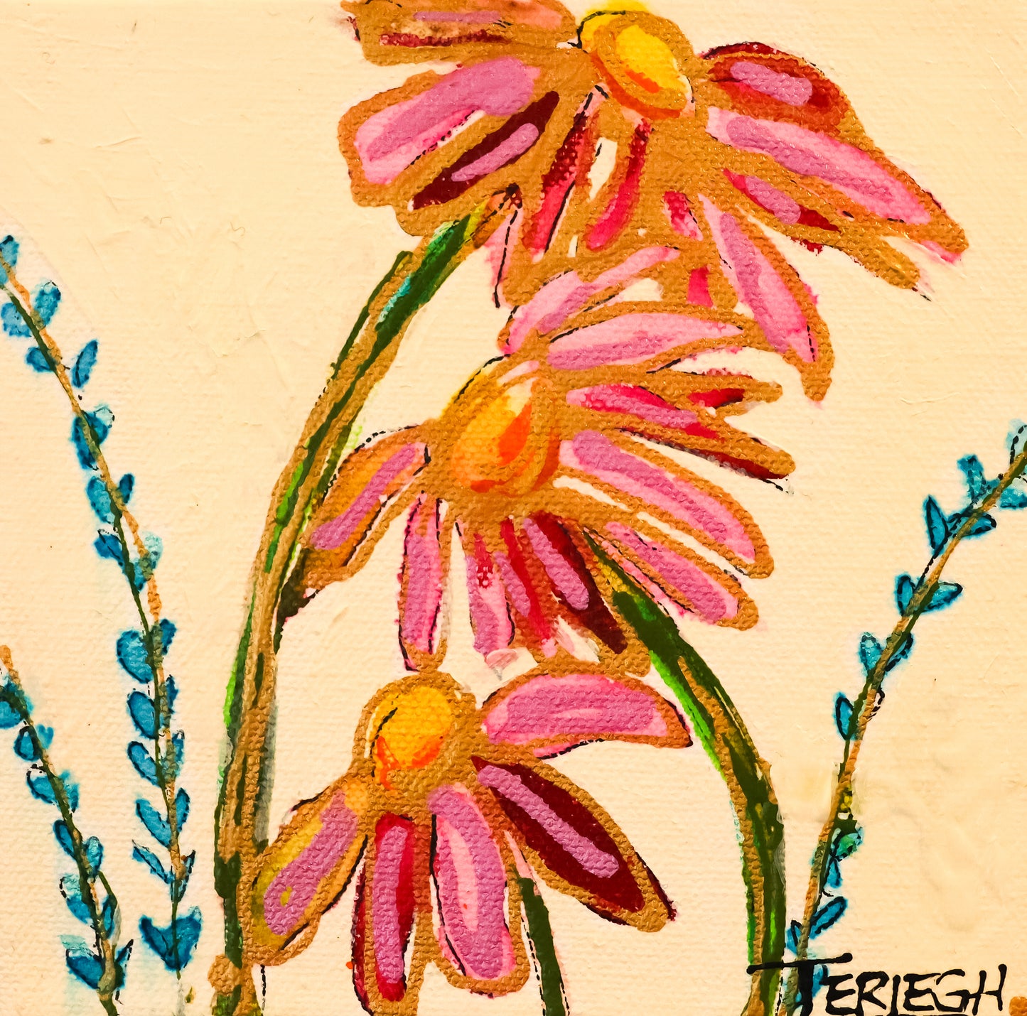 25F13 - Original Painting - 6" x 6"