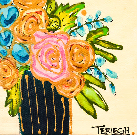 25F8 - Original Painting - 6" x 6"