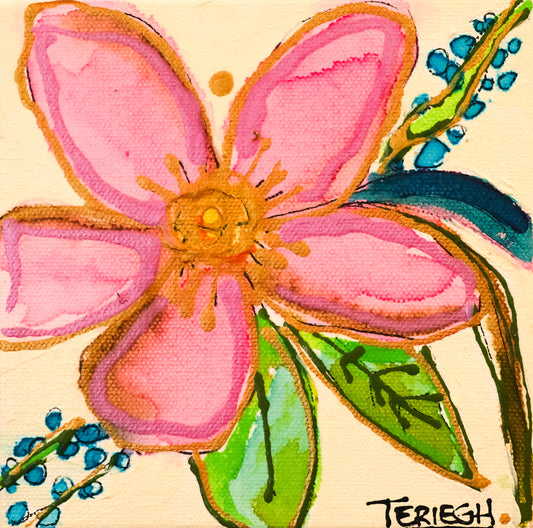 25F7 - Original Painting - 6" x 6"