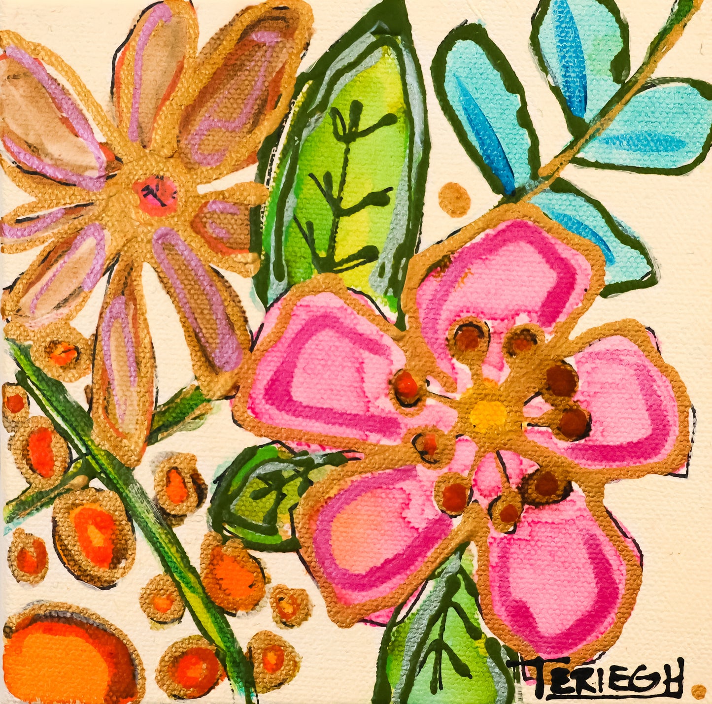 25F2 - Original Painting - 6" x 6"