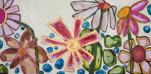 Somersaults - Original Painting - 24" x 48"