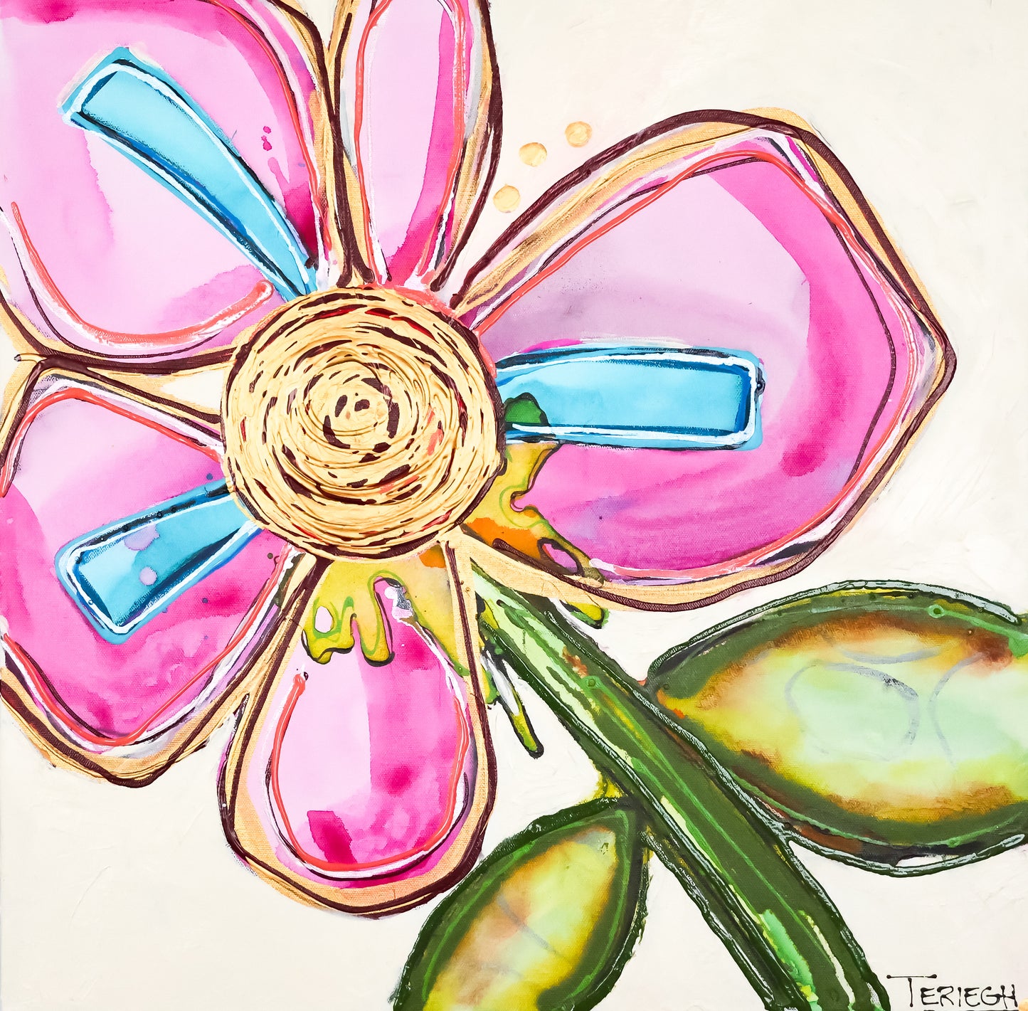 Whenever Your Around - Original Painting - 24" x 24"