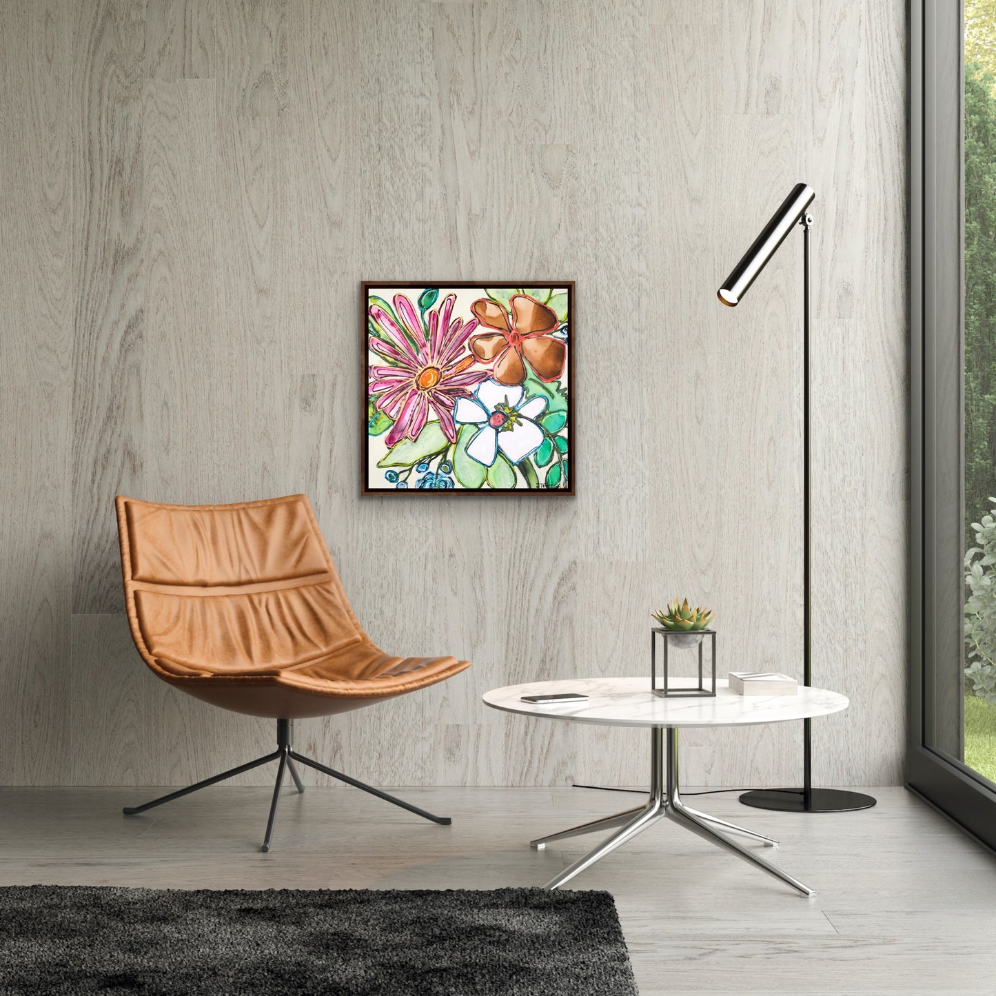 Falling Into You - Original Painting - 24" x 24"