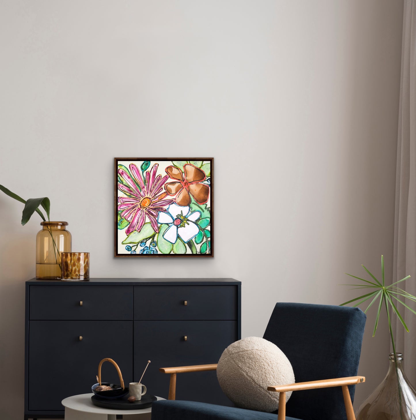 Falling Into You - Original Painting - 24" x 24"