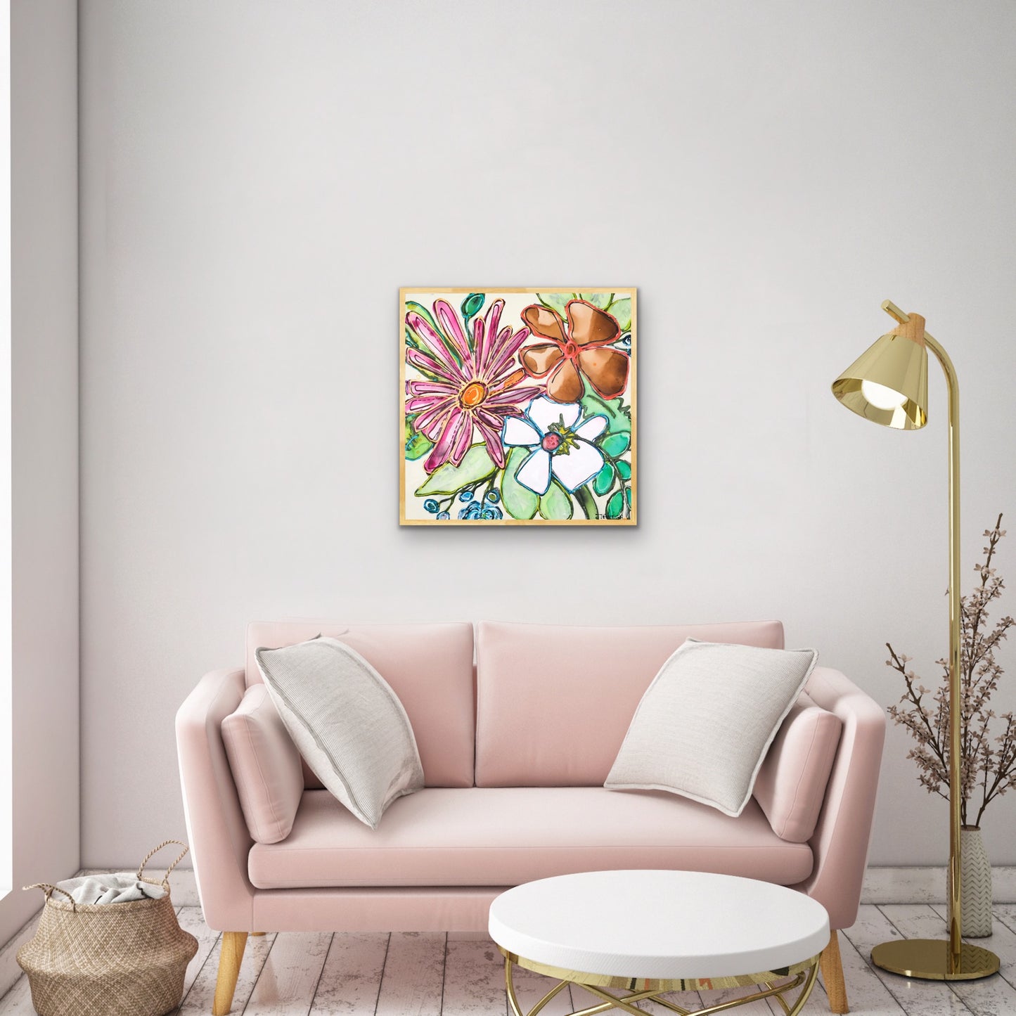 Falling Into You - Original Painting - 24" x 24"