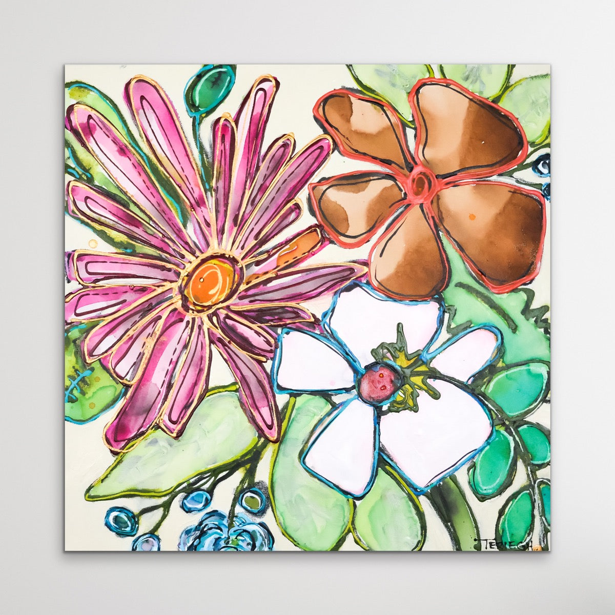 Falling Into You - Original Painting - 24" x 24"