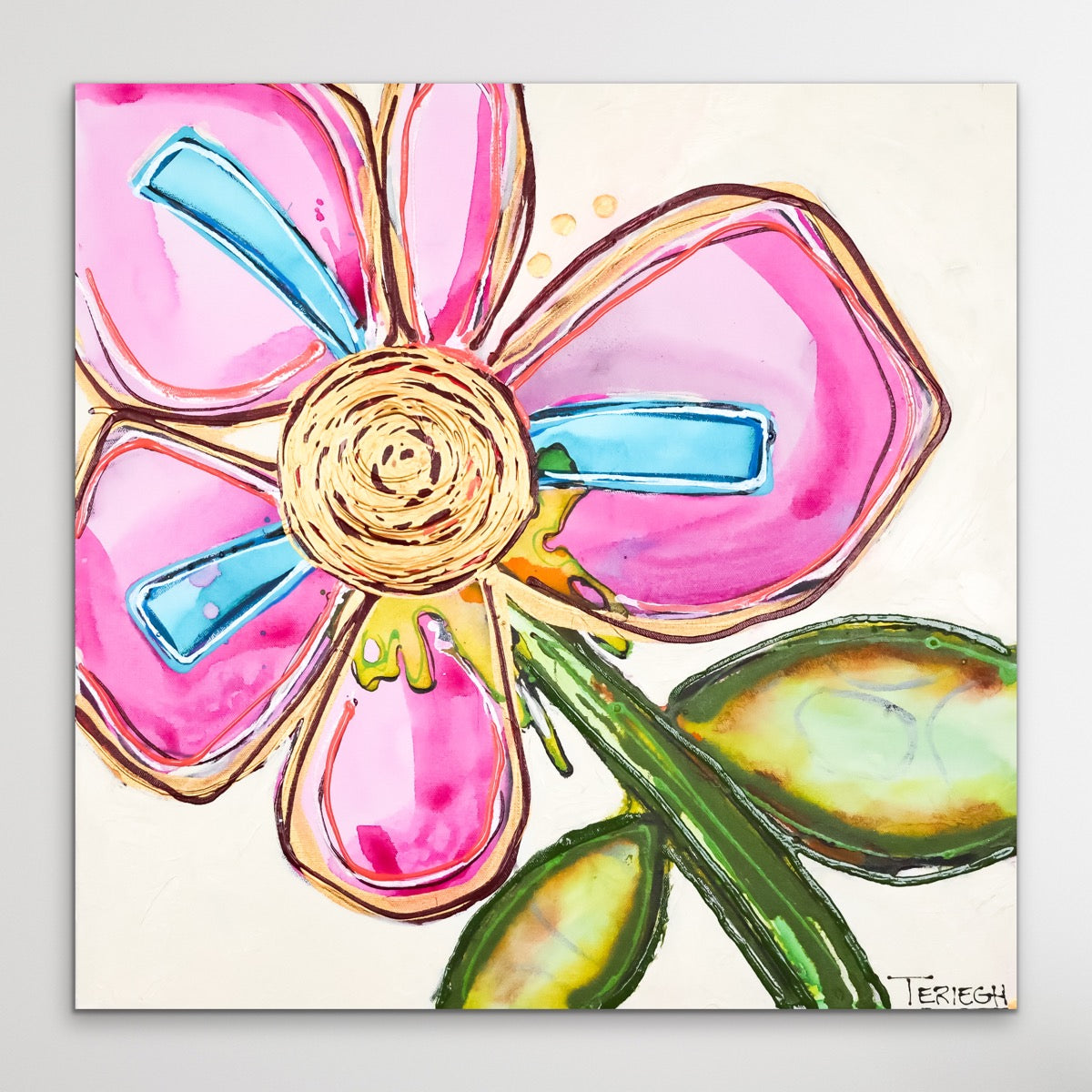 Whenever Your Around - Original Painting - 24" x 24"