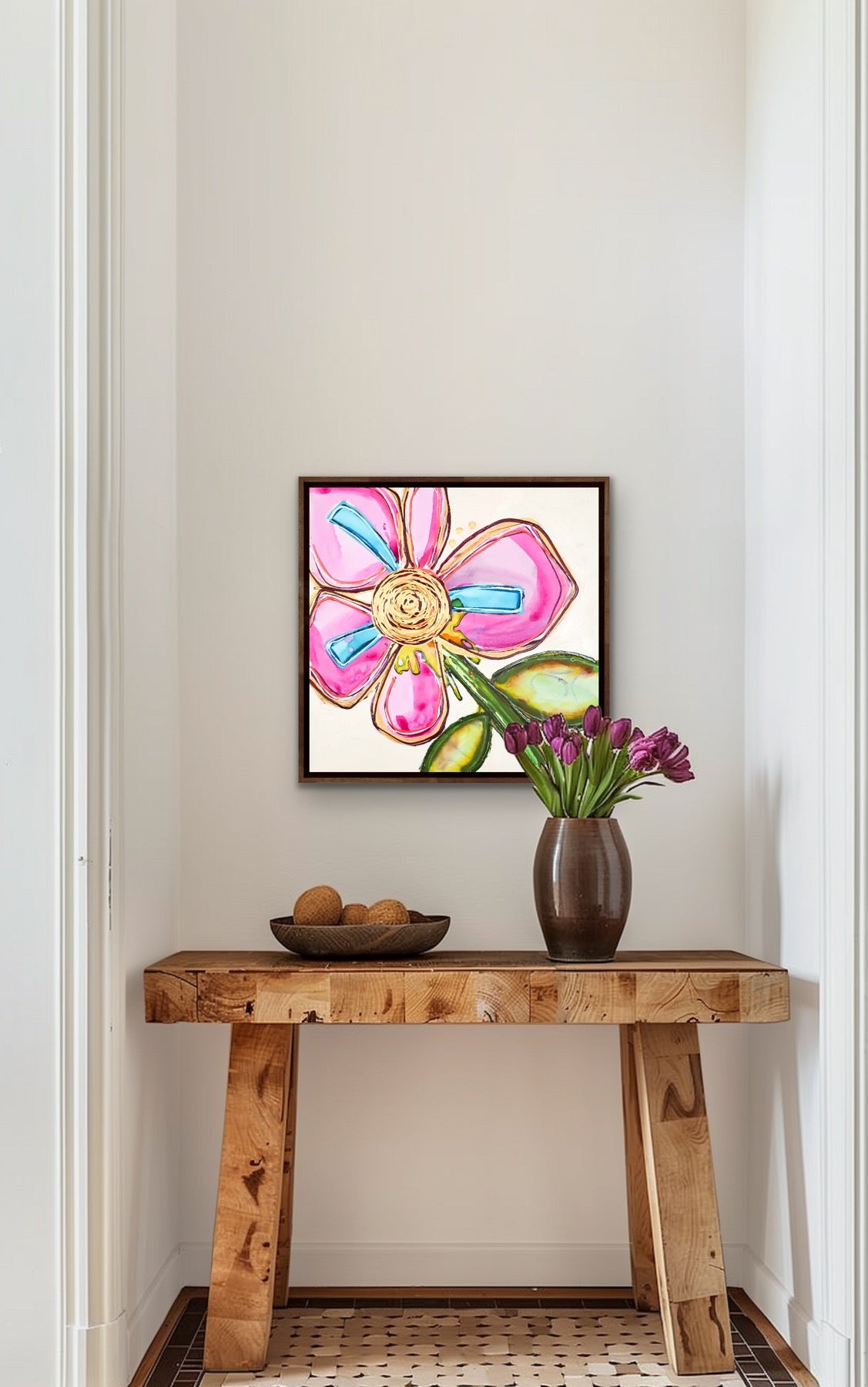 Whenever Your Around - Original Painting - 24" x 24"