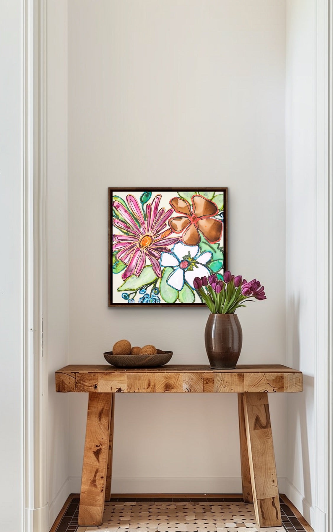 Falling Into You - Original Painting - 24" x 24"