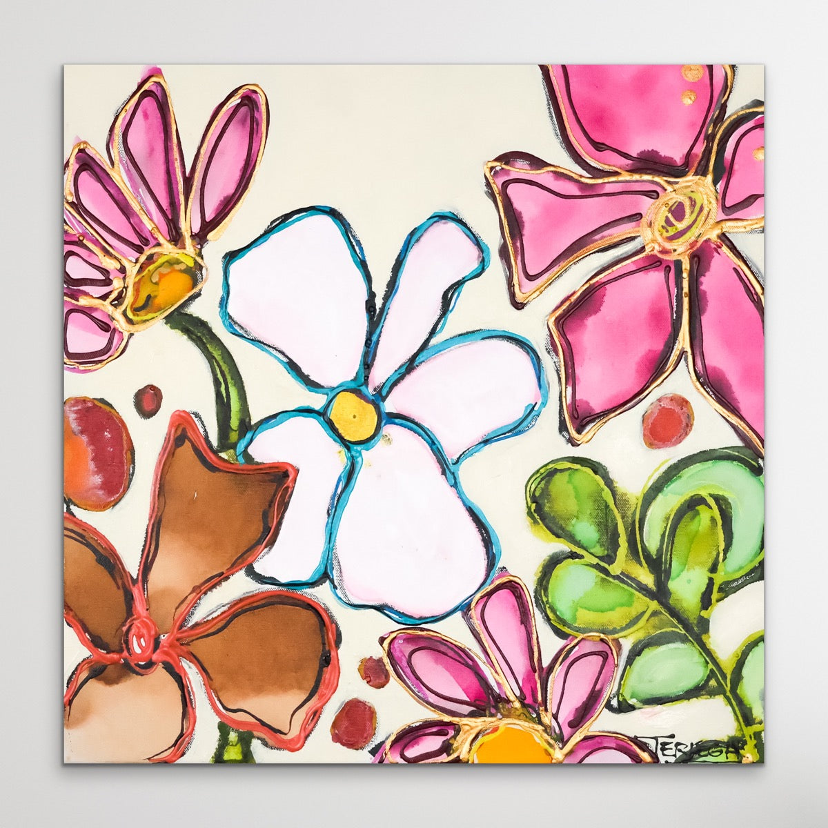 Butterflies - Original Painting - 20" x 20"