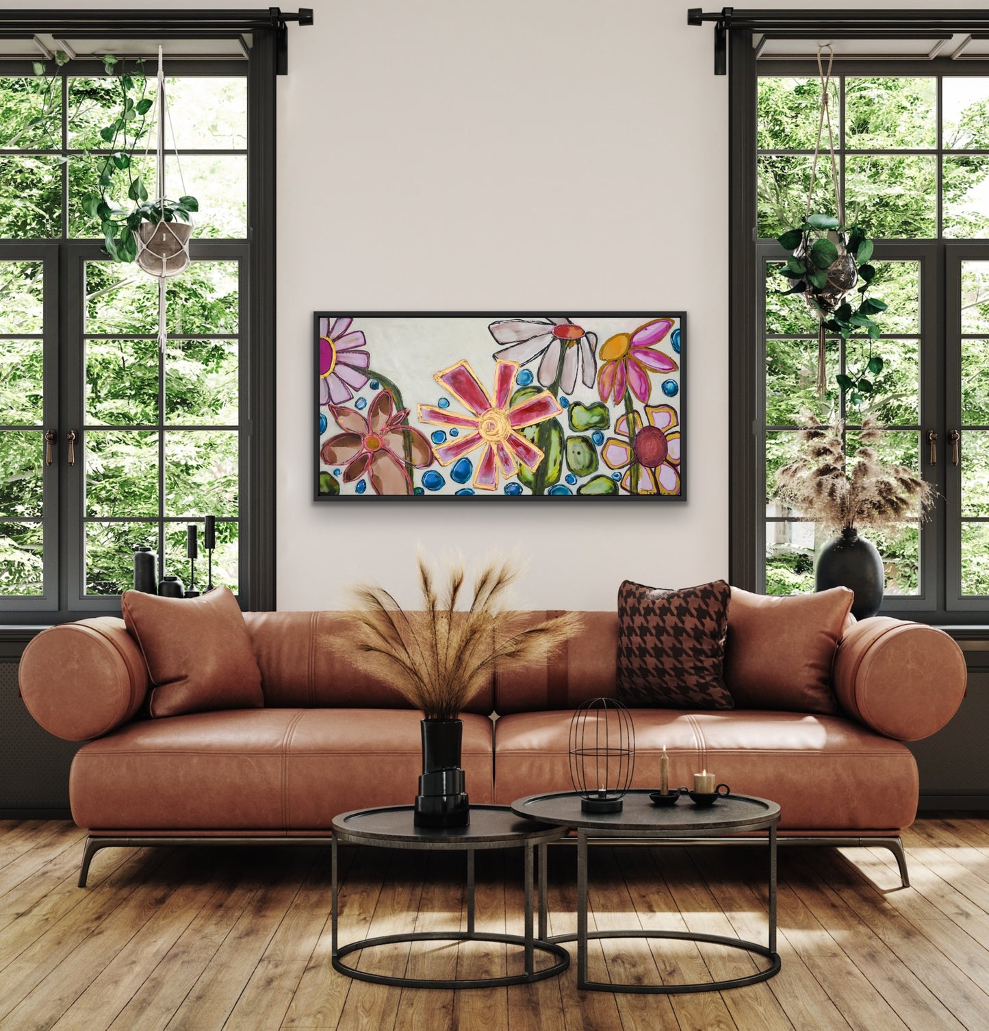 Somersaults - Original Painting - 24" x 48"