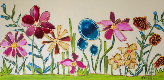 In My Feelings - Original Painting - 24" x 48"