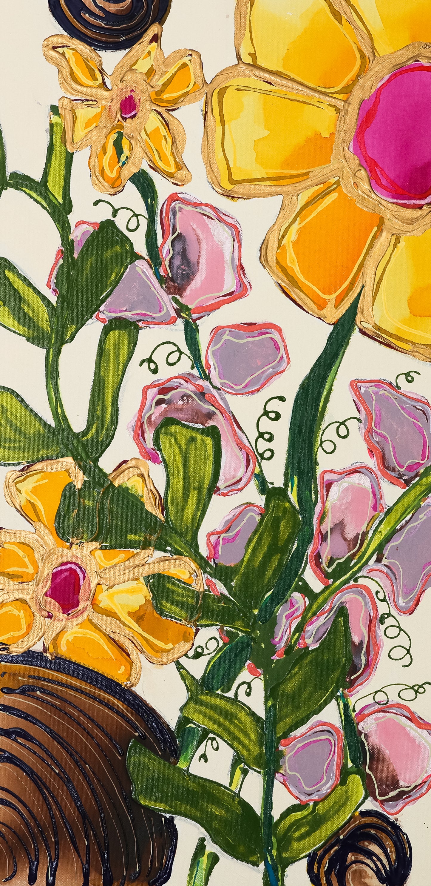 Wholehearted - Original Painting - 30" x 15"