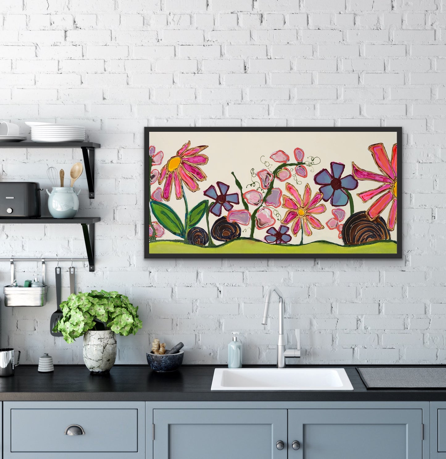 Joy Multiplied - Original Painting - 15" x 30"