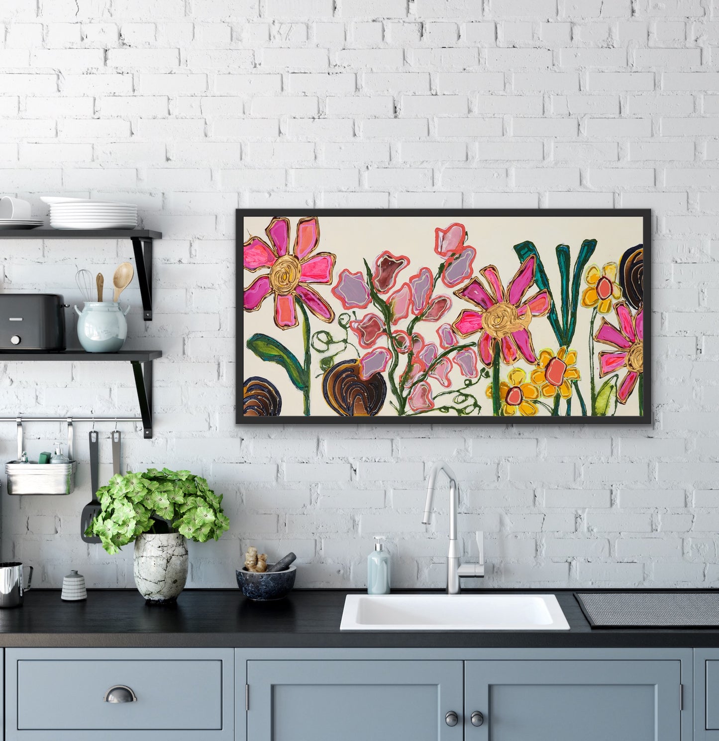 Beautifully Becoming - Original Painting - 15" x 30"