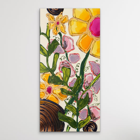 Wholehearted - Original Painting - 30" x 15"