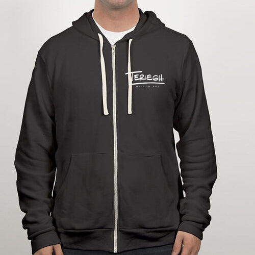 Tri-blend Fleece Zip Up Hoodie